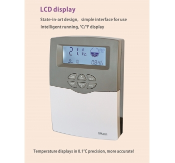 SR201 Solar Water Heater Controller - Intelligent Full-Automatic Control